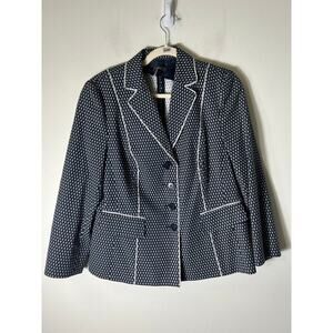 Basler Navy and White Jacket  Fits like a sz 16
